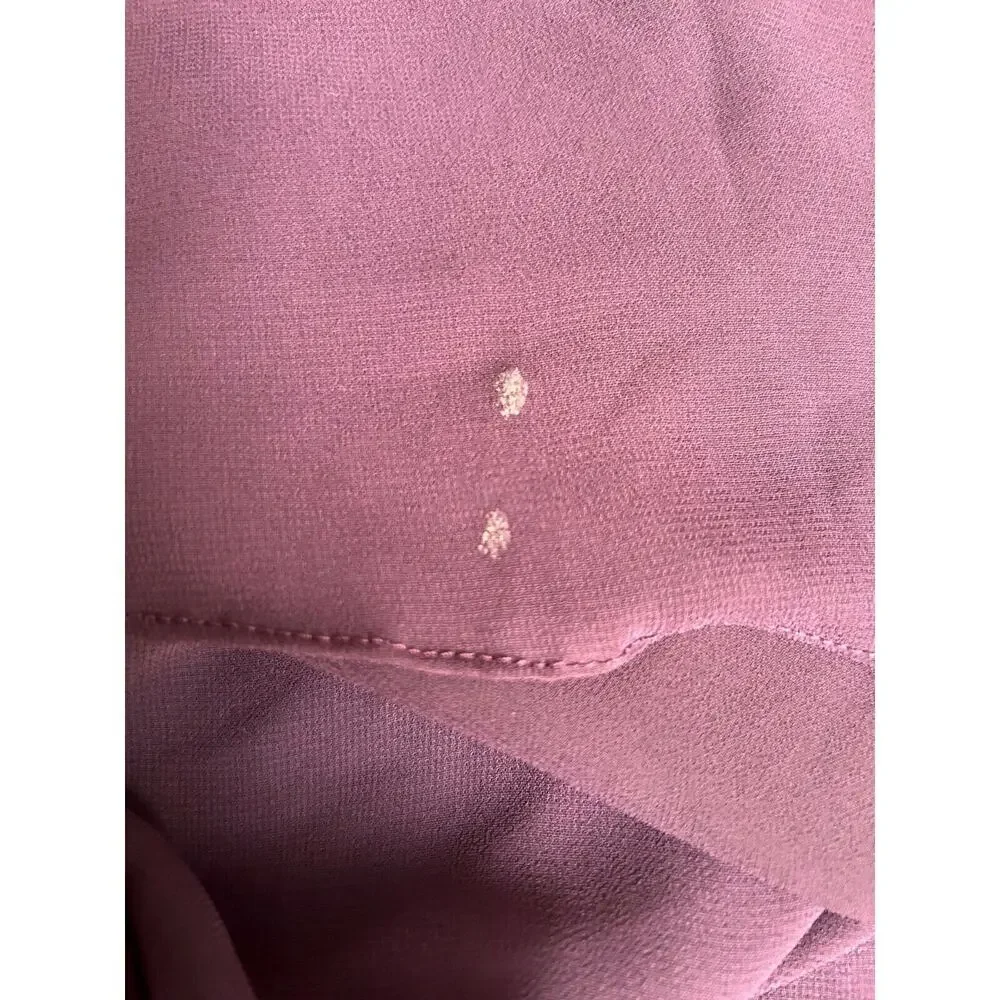 Bill Levkoff Dress Size 12 Chiffon Strapless Bridesmaid Evening Gown Formal Prom - Picture 6 of 9